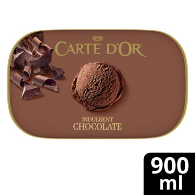 Carte D'Or Indulgent Chocolate Ice Cream Tub 900ml