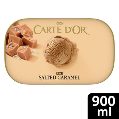 Carte D'Or Salted Caramel Ice Cream Tub 900ml