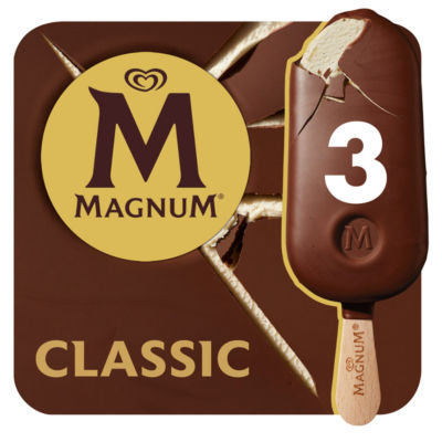 Magnum Classic Ice Cream Sticks 3X 100 Ml