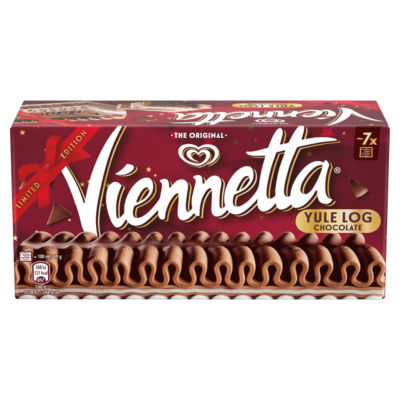 Viennetta Chocolate Yule Log Ice Cream Dessert 650ml - ASDA Groceries
