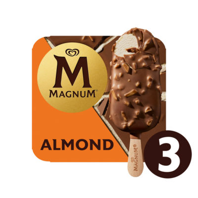 Magnum Almond Ice Cream Sticks 3X 100 Ml