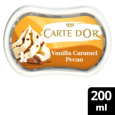 Carte D'Or Mini Indulgence Vanilla Caramel Pecan Ice Cream Dessert 200 ml