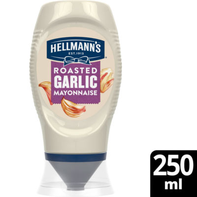 Hellmanns Garlic Squeezy Mayonnaise 250Ml