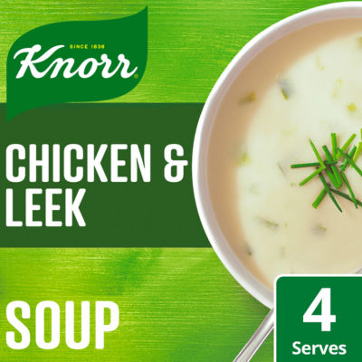 Knorr Chicken & Leek Dry Packet Soup 4 Servings 60g