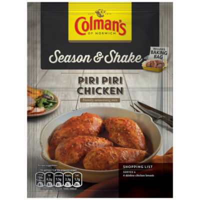 Colmans Season & Shake Piri Piri Chicken Seasoning Mix