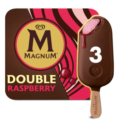 Magnum 3 Double Raspberry Ice Creams