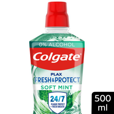 Colgate Plax Soft Mint Mouthwash Alcohol Free 500ml