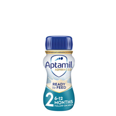 Aptamil Advanced 2 Follow On Baby Milk Liquid Formula, Ready To Drink, 6-12 Months, 200 Ml