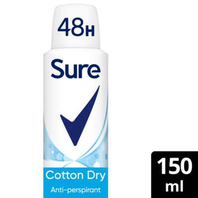 Sure Anti-Perspirant Aerosol Cotton Dry 150 ml