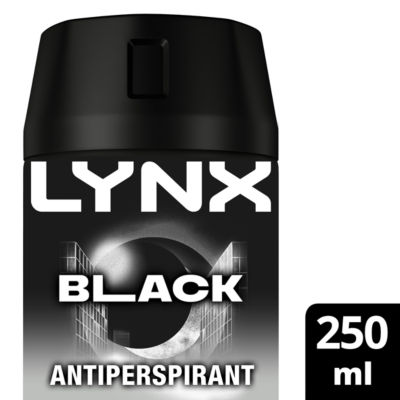 Lynx Black 72h Antiperspirant Deodorant 250ml