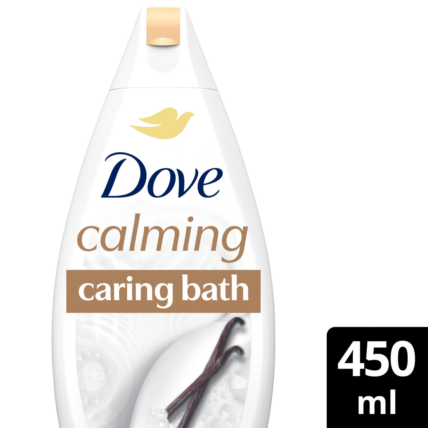 Dove Calming Caring Shea Butter and Warm Vanilla Bath Soak 450 ml
