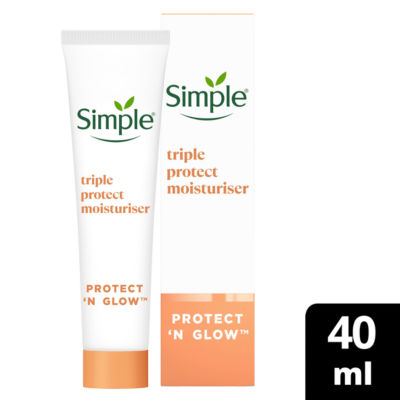 Simple Triple Protect Moisturiser Spf 30 40Ml