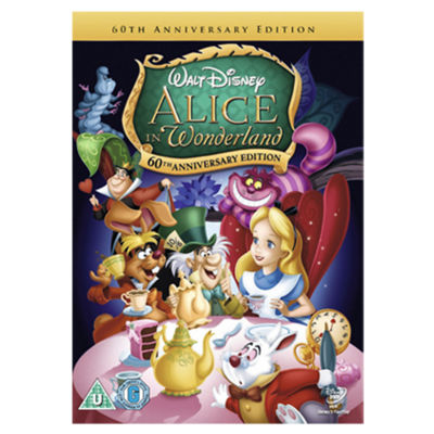 DVD Disney Alice In Wonderland 60th Anniversary Edition