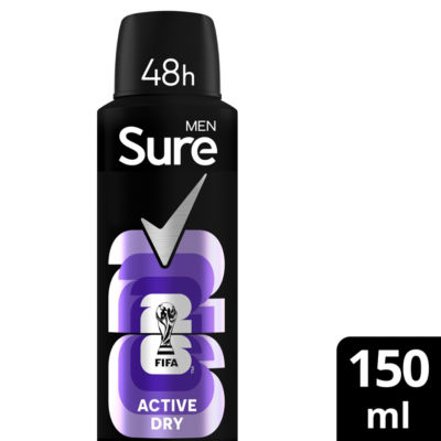 Sure Anti-Perspirant Aerosol Active Dry 150 ml