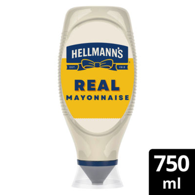 Hellmann's Real Squeezy Mayonnaise 750Ml