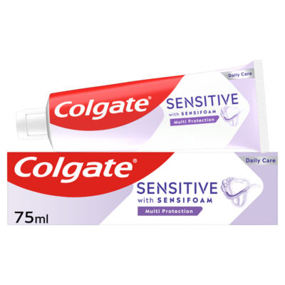 Colgate Sensitive With Sensifoam Multi Protection Toothpaste 75Ml - Fluoride Toothpaste - Cavity Protection - Image 6