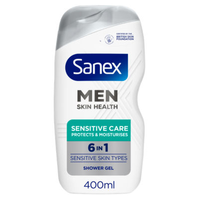 Sanex Men Skin Health Sensitive Care Shower Gel 400Ml