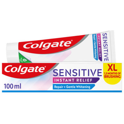 Colgate Sensitive Instant Relief Repair + Gentle Whitening Toothpaste 100ml