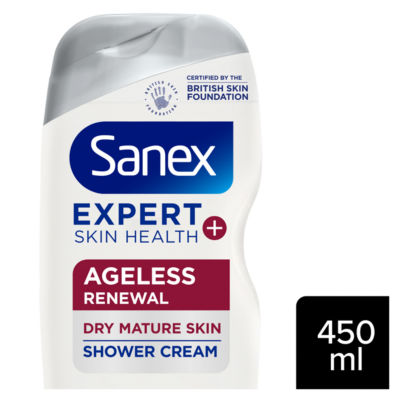 Sanex expert skin health ageless renewal shower gel body wash