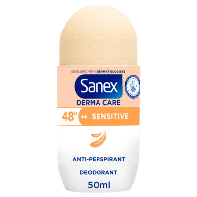 Sanex Derma Care Sensitive 48h Antiperspirant Roll-On Deodorant 50ml