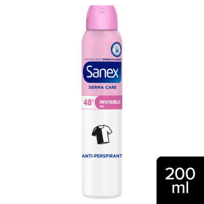 Sanex Derma Care Invisible 48h Antiperspirant Spray Deodorant 200ml