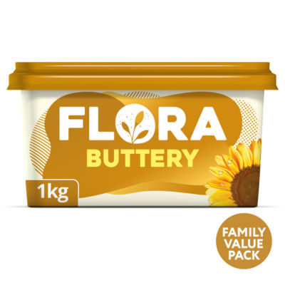 Flora buttery spread with natural ingredients