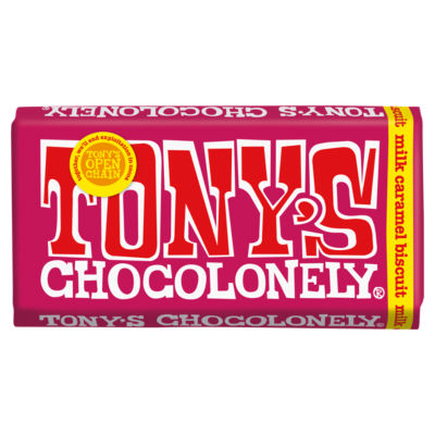 Tony's Chocolonely Milk Caramel Biscuit 180g