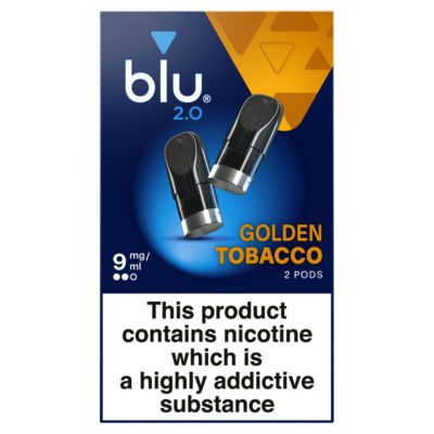 Blu 20 Blu 2.0 2.0 Golden Tobacco Vape Pods 9mg/ml