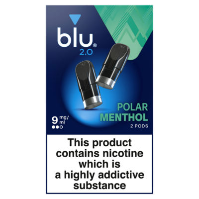 Blu 20 Blu 2.0 2.0 Polar Menthol Vape Pods 9mg/ml