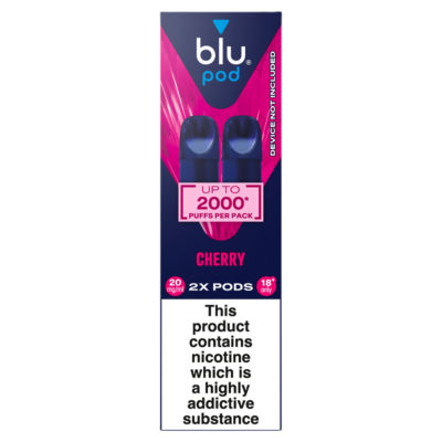 blu bar pod Cherry 20mg/ml 2x 2ml