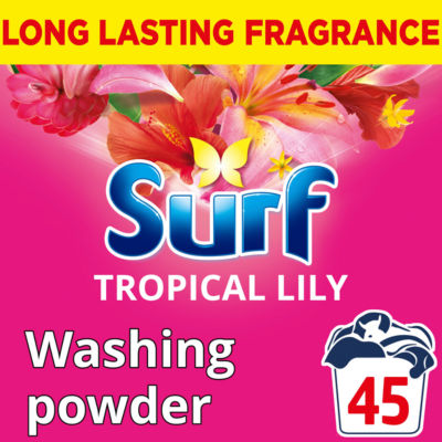 Surf Tropical Lily Laundry Washing Powder 45W 2250g