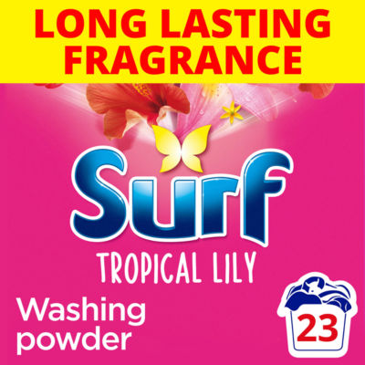 British Grocery 4 X Surf Powder Tropical 23 Wash 1.15Kg - Image 9