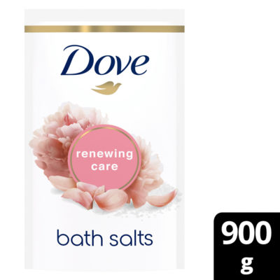 Dove Renewing Care Bath Salts Peony & Rose 900 g