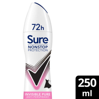 Sure 72H Invisible Pure Antiperspirant 250Ml