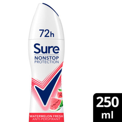 Sure Nonstop Protection Watermelon Fresh Anti-Perspirant Aerosol 250 Ml