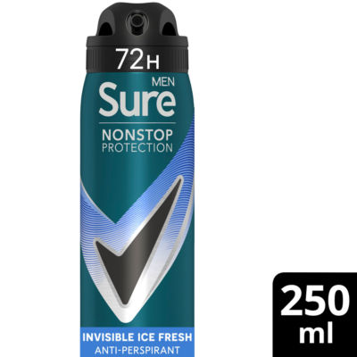 Sure Men Invisible Ice Fresh 72h Nonstop Protection Antiperspirant Deodorant 250ml