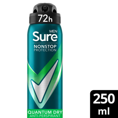 Sure Nonstop Protection Anti-Perspirant Aerosol Quantum Dry 250 ml
