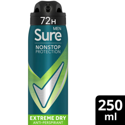 Sure Men Nonstop Protection Anti-Perspirant Aerosol Extreme Dry 250 ml