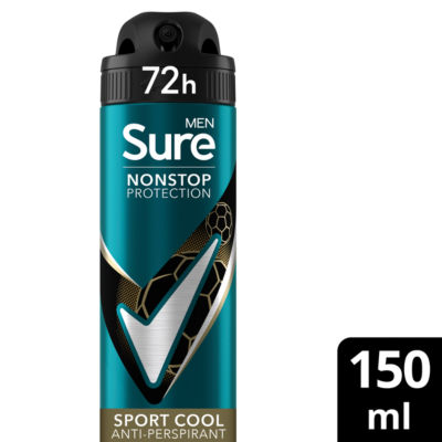 Sure Men Nonstop Protection Anti-Perspirant Aerosol Sport Cool 150 ml
