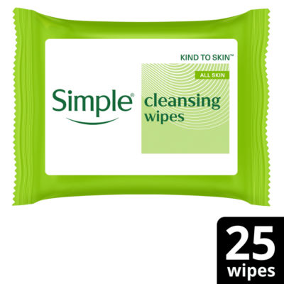 Simple Kind To Skin Cleansing Wipes 25 Wipes