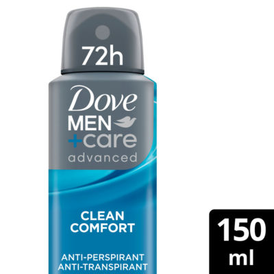 Dove Men+Care Clean Comfort 72h Antiperspirant Deodorant 150ml