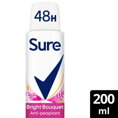 Sure Anti-Perspirant Aerosol Bright Bouquet 200Ml - Image 7