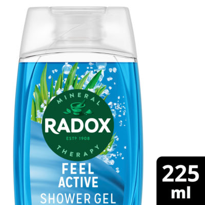 Radox Mineral Therapy Shower Gel Feel Active With Sea Salt & Lemongrass, 225Ml - 3 - Image 5