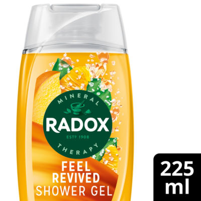 Radox Mandarin & Apricot Feel Revived Shower Gel Body Wash 225ml