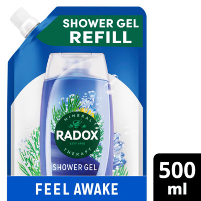 Radox Mineral Therapy 2-in-1 Shower Gel & Shampoo Feel Awake Eco Refill 500 ml