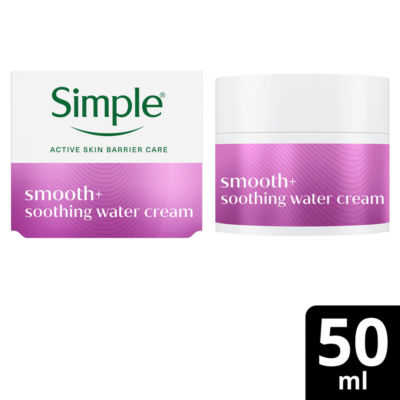 Simple Soothing Water Face Cream - With Bio-Lipids & Aloe- Hydrates & Soothes - Image 5