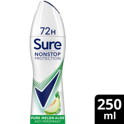 Sure Women Pure Melon Aloe 72h Nonstop Protection Antiperspirant Deodorant 250ml