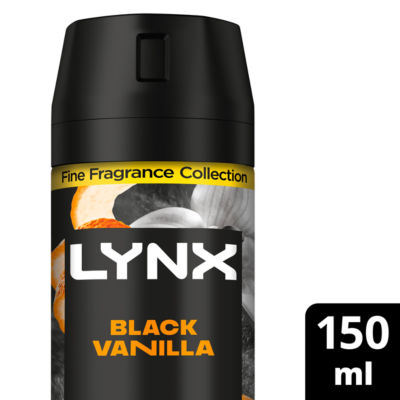 Lynx Fine Fragrance Collection Black Vanilla Premium Body Spray 150 ml - Image 8