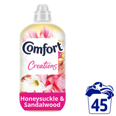 Comfort Perfume Creations Fabric Conditioner Honeysuckle & Sandalwood 45 washes (1.35 L)
