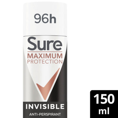 Sure Maximum Protection Invisible Anti-Perspirant Aerosol 150 ml
